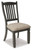 Ashley Tyler Creek Black Grayish Brown Dining Chair (Set of 2)