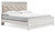 Ashley Altyra White King Panel Bed