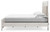 Ashley Altyra White King Panel Bed