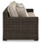 Ashley Coastline Bay Brown Outdoor Sofa with Cushion