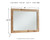 Ashley Hyanna Tan Brown Bedroom Mirror