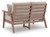 Ashley Cliffs Beach Driftwood Outdoor Loveseat with Cushion