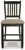 Ashley Tyler Creek Black Grayish Brown Counter Height Bar Stool (Set of 2)