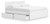 Ashley Onita White King Panel Platform Bed with 2 Side Storage