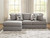 Benchcraft Lindon Smoke 2-Piece Sectional with Chaise