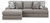 Benchcraft Lindon Smoke 2-Piece Sectional with Chaise