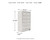 Ashley Altyra White Chest of Drawers