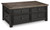 Ashley Tyler Creek Grayish Brown Black Coffee Table with Lift Top