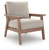 Ashley Cliffs Beach Driftwood Outdoor Lounge Chair with Cushion (Set of 2)