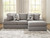 Benchcraft Lindon Smoke 2-Piece Sectional with Chaise 84704/17/55