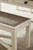 Ashley Bolanburg Two-tone Dining Bench