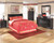 Ashley Huey Vineyard Black Full Sleigh Headboard