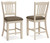 Ashley Bolanburg Two-tone Counter Height Bar Stool (Set of 2)