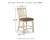 Ashley Bolanburg Two-tone Counter Height Bar Stool (Set of 2) D647-124