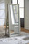 Ashley Evesen Champagne Floor Standing Mirror/Storage