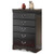 Ashley Huey Vineyard Black Chest of Drawers