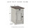 Ashley Bolanburg Two-tone Chairside End Table with USB Ports & Outlets