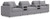 Ashley Modmax Spice 5-Piece Sectional