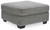 Ashley Altari Alloy Oversized Accent Ottoman
