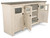 Ashley Bolanburg White Weathered Gray 74" TV Stand
