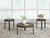 Ashley Horizon Hills Brown Black Table (Set of 3)