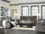 Ashley Tulen Gray Reclining Sofa
