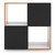 Ashley Onita White Four Cube Organizer