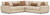 Benchcraft Seyler Sand 3-Piece Sectional
