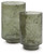 Ashley Clarkton Green Candle Holder Set (Set of 2)