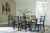 Ashley Blondon Brown Black Dining Table and 6 Chairs (Set of 7)