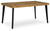 Ashley Blondon Brown Black Dining Table and 6 Chairs (Set of 7)