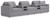 Ashley Modmax Oyster 5-Piece Sectional