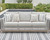Ashley Seton Creek Gray Outdoor Sofa with Cushion