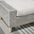 Ashley Seton Creek Gray Outdoor Ottoman with Cushion