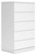 Ashley Onita White Chest of Drawers