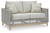 Ashley Seton Creek Gray Outdoor Loveseat with Cushion