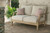 Ashley Clare View Beige Loveseat with Cushion