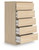 Ashley Onita Natural Chest of Drawers