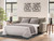 Benchcraft Triston-Peaks Suede Queen Sofa Sleeper