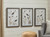 Ashley Honslow Brown Black White Wall Art (Set of 3)