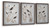 Ashley Honslow Brown Black White Wall Art (Set of 3)