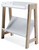 Ashley Blariden White Tan Small Bookcase