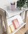 Ashley Blariden White Tan Small Bookcase