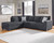 Ashley Altari Alloy 2-Piece Sleeper Sectional with Chaise 87214/16/83