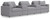Ashley Modmax Granite 5-Piece Sectional