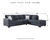 Ashley Altari Slate 2-Piece Sectional with Chaise 87213/66/17