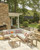 Ashley Clare View Beige 3-Piece Outdoor Sectional