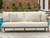 Ashley Serene Bay Dark Brown White Outdoor Sofa with Cushion