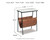 Ashley Etanbury Brown Black White Accent Table