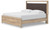 Ashley Hollymount Tan King Upholstered Platform Bed
